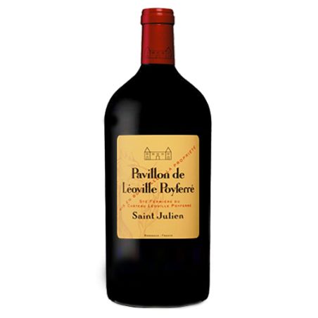 Pavillon de Léoville Poyferré Saint-Julien Red Double-Magnum 3 litres - Original wooden case