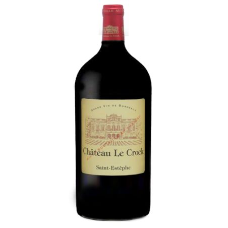 Château Le Crock Saint-Estèphe Rouge 2018 Double-Magnum - Caisse Bois d'origine