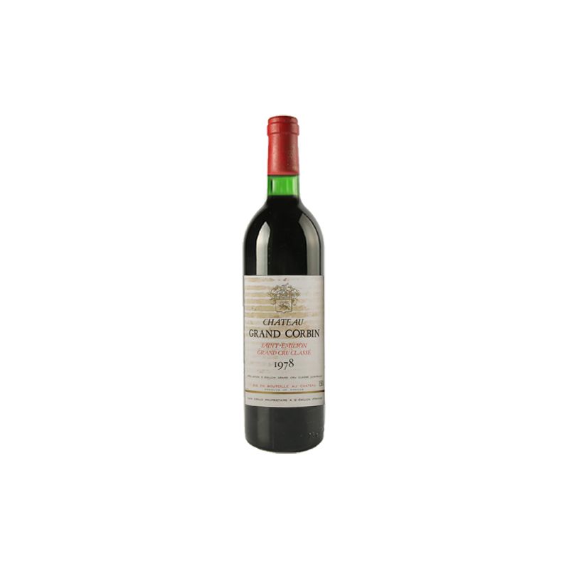 Château Grand Corbin Saint-Emilion Grand Cru Classé 1978
