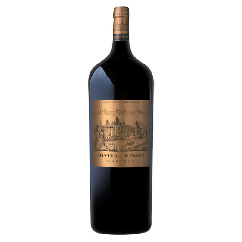 Château d'Issan Margaux 3ème Grand Cru Classé Melchior 18 litres - Caisse Bois d'origine