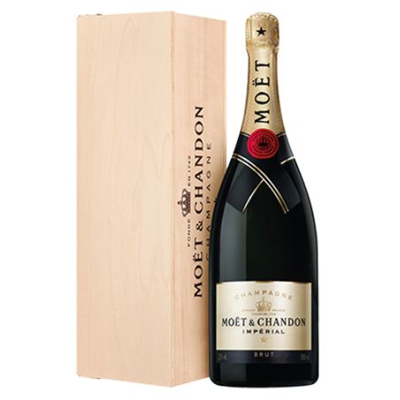 Champagne Moët et Chandon Brut Impérial Magnum - Caisse Bois 1 Magnum