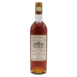 Château Rabaud Promis 1er Grand Cru Classé Sauternes Blanc liquoreux 1966