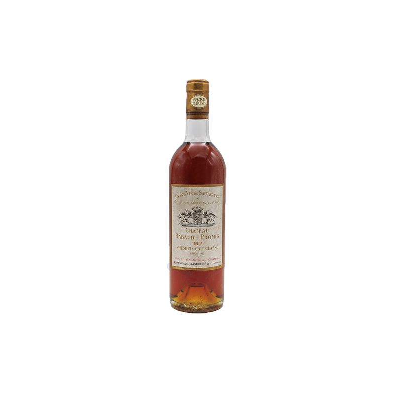 Château Rabaud Promis 1er Grand Cru Classé Sauternes Blanc liquoreux 1967