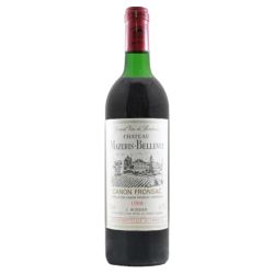 Château Mazeris Bellevue Canon Fronsac Rouge 1988
