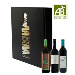 Coffret vin Bordeaux Agriculture Biologique 3 bouteilles