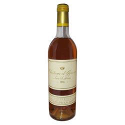 Château d'Yquem Sauternes Premier Cru Supérieur 1986