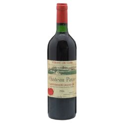 Château Pavie Saint-Emilion 1er Grand Cru Classé 1986