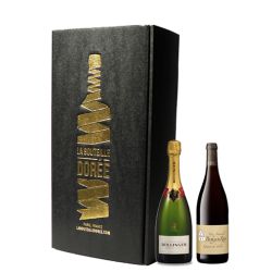 Coffret Champagne Bollinger et Vin Bourgogne Rouge 2 bouteilles