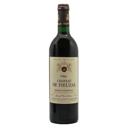 Château de Fieuzal Grand Cru Classé Pessac-Léognan Rouge 1986