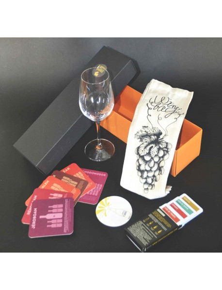 Boite d'accessoires surprises autour du vin