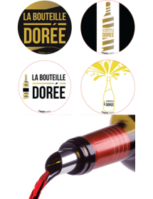 Boite d'accessoires sommelier autour du vin