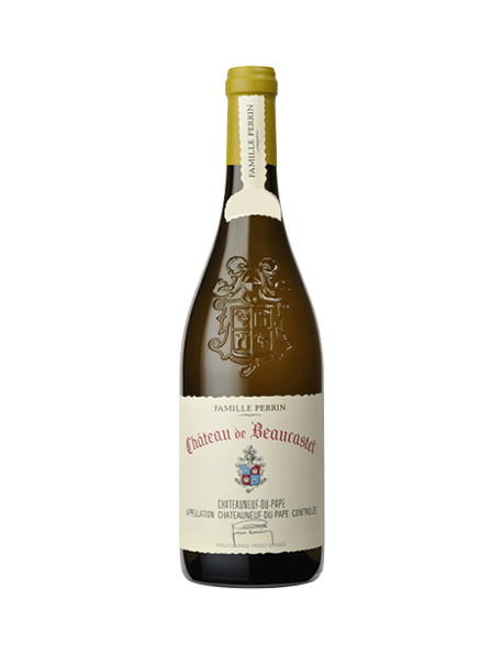 Château de Beaucastel Châteauneuf-du-Pape Blanc 2014 - Caisse Bois d'origine de 6 bouteilles