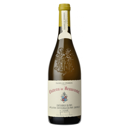 Château de Beaucastel Châteauneuf-du-Pape Blanc 2014 - Caisse Bois d'origine de 6 bouteilles