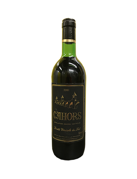 Cahors Société Vinicole du Lot 1981