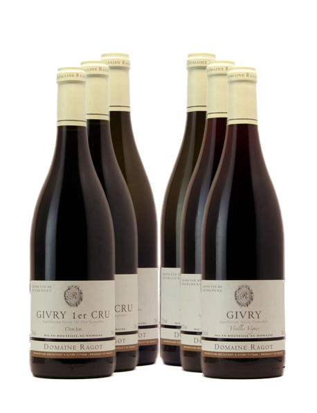 Carton découverte vin Bourgogne Givry 6 bouteilles