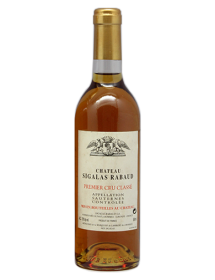 Château Sigalas Rabaud 1er Grand Cru Classé Sauternes Blanc liquoreux 1988