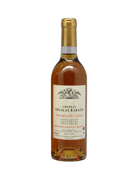 Château Sigalas Rabaud 1er Grand Cru Classé Sauternes Blanc liquoreux 1988