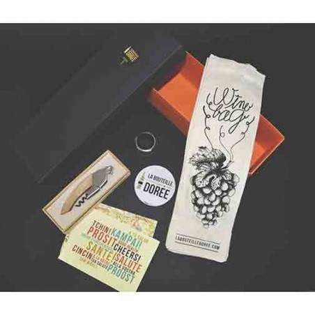 COFFRET CADEAU VIN SOMMELIER 1 BOUTEILLE