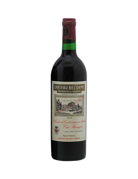 Château Cos Labory Saint-Estèphe 5ème Grand Cru Classé 1978
