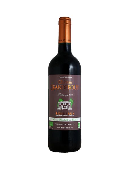 Château JeanDebout Bordeaux Agriculture Biologique Rouge 2016