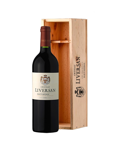 Château Liversan Haut-Médoc Cru Bourgeois Rouge 1998 Impériale 6 litres - Caisse Bois d'origine d'1 Impériale