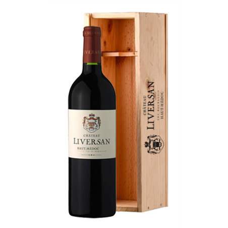 Château Liversan Haut-Médoc Cru Bourgeois Rouge 1998 Impériale 6 litres - Caisse Bois d'origine d'1 Impériale