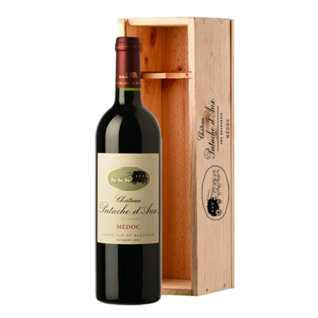 Château Patache d'Aux Médoc Cru Bourgeois Rouge 1998 Impériale 6 litres - Caisse Bois d'origine d'1 Impériale