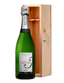 Champagne Nicolas Maillart Brut Platine 1er Cru Jéroboam 3 litres - Caisse Bois d'origine