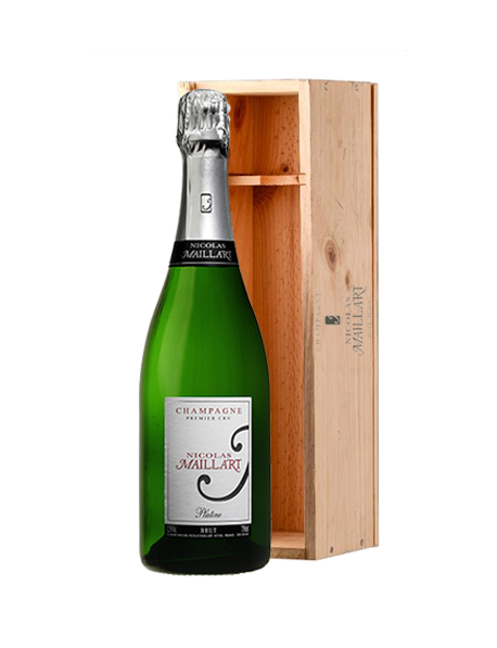 Champagne Nicolas Maillart Brut Platine 1er Cru Mathusalem 6 litres - Caisse Bois d'origine