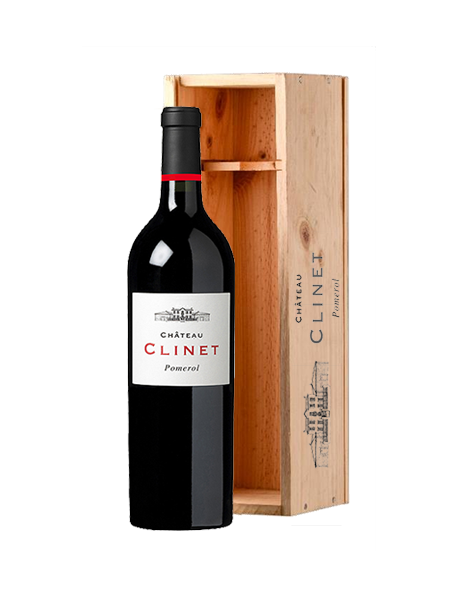Château Clinet Pomerol - Caisse Bois d'origine