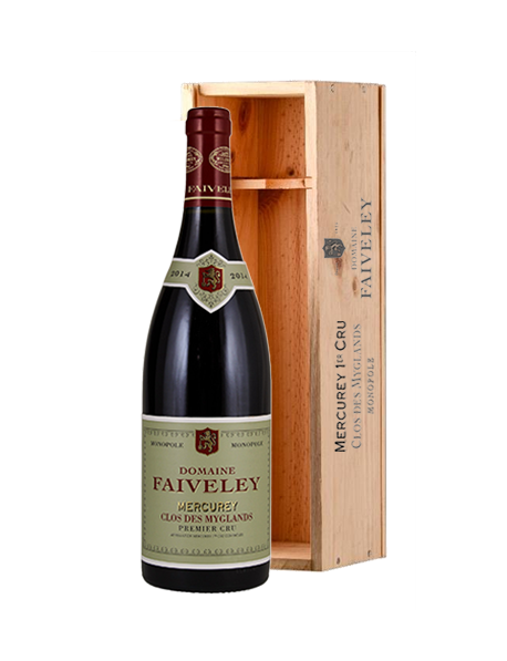 Domaine Faiveley Mercurey 1er Cru Clos des Myglands Monopole Rouge 2016 Mathusalem 6 litres - Caisse Bois d'origine