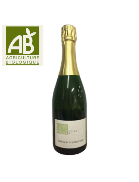 Nicolas Gonin Méthode Traditionnelle Brut Zéro Blanc effervescent
