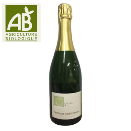 Nicolas Gonin Méthode Traditionnelle Brut Zéro Blanc effervescent