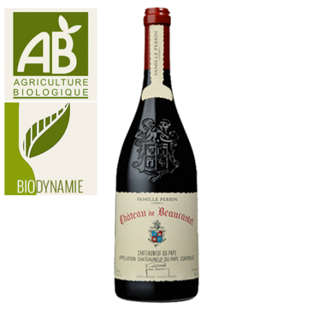Château de Beaucastel Châteauneuf-du-Pape Rouge 2013 Jéroboam - Caisse Bois d'origine d'1 Jéroboam
