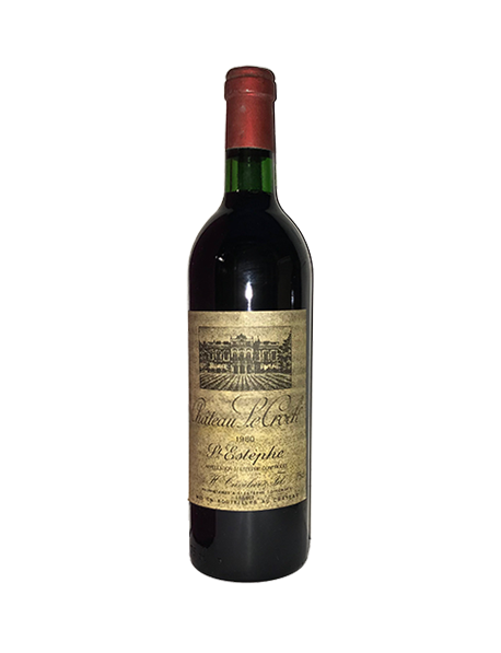 Château Le Crock Saint-Estèphe Cru Bourgeois Rouge 1980
