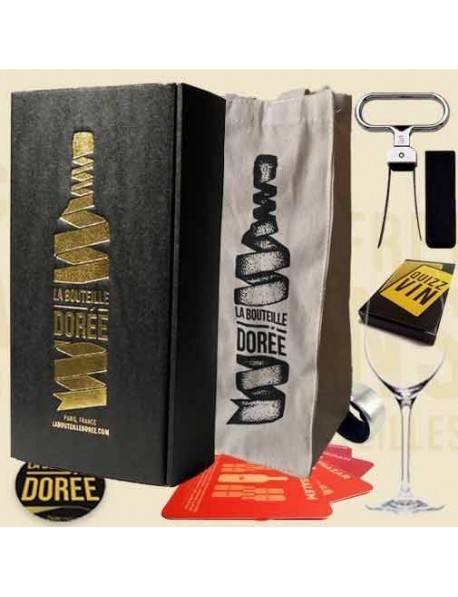 Boite d'accessoires autour du vin