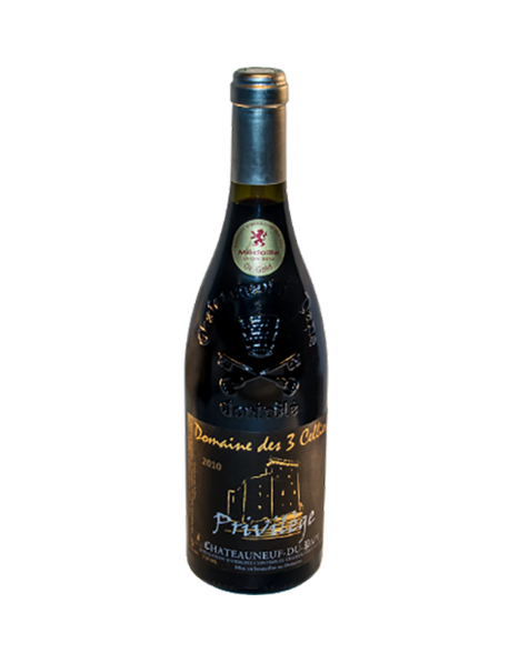 Domaine des 3 Cellier Châteauneuf-du-Pape Privilège Rouge 2010 Magnum
