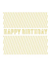 Carte message personnalisée Anniversaire