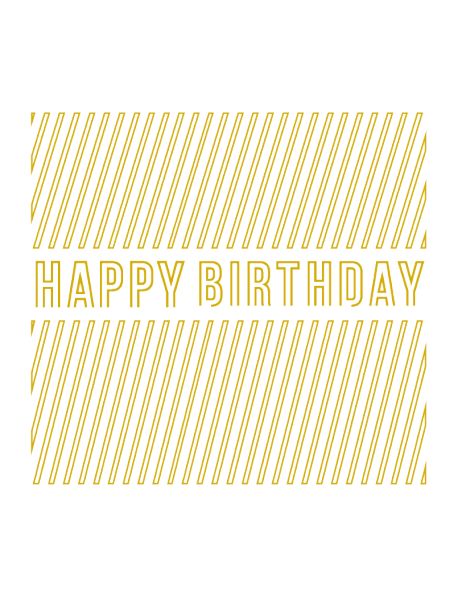 Carte message personnalisée Anniversaire