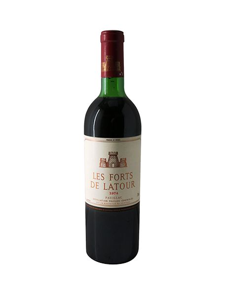 Les Forts de Latour Second vin du Château Latour Pauillac Rouge 1974