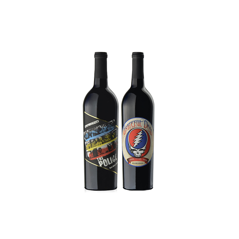 Coffret vin Rock rouge 2 bouteilles