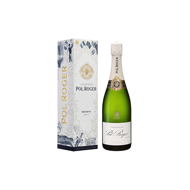 Champagne Pol Roger Brut Extra Cuvée de Réserve avec étui