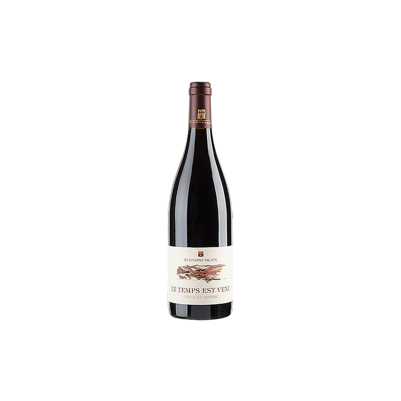 Domaine Michel et Stéphane Ogier Côtes-du-Rhône Le Temps est Venu Rouge 2015 Domaine Michel et Stéphane Ogier Côtes-du-Rhône Le Temps est Venu Rouge 2015