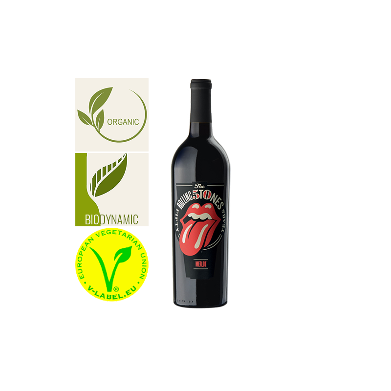 Pablo Parra-Jimenez Rolling Stones Forty Licks Merlot Organic Espagne 2017 Pablo Parra-Jimenez Rolling Stones Forty Licks Merlot Organic Espagne 2017