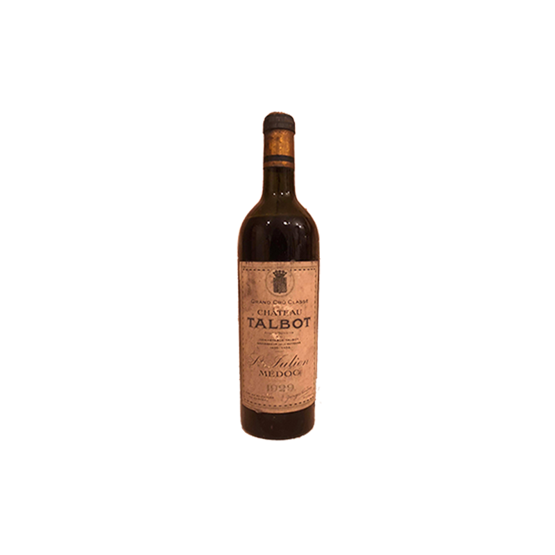 Château Talbot Saint-Julien 4ème Grand Cru Classé 1929 Château Talbot Saint-Julien 4ème Grand Cru Classé 1929