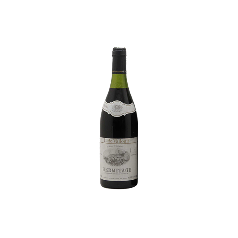 Domaine L. De Vallouit Hermitage Rouge 1976