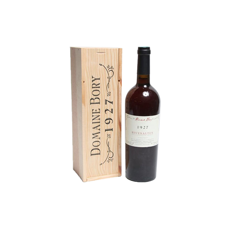 Domaine Bory Rivesaltes Rouge 1927 - Caisse Bois d'origine