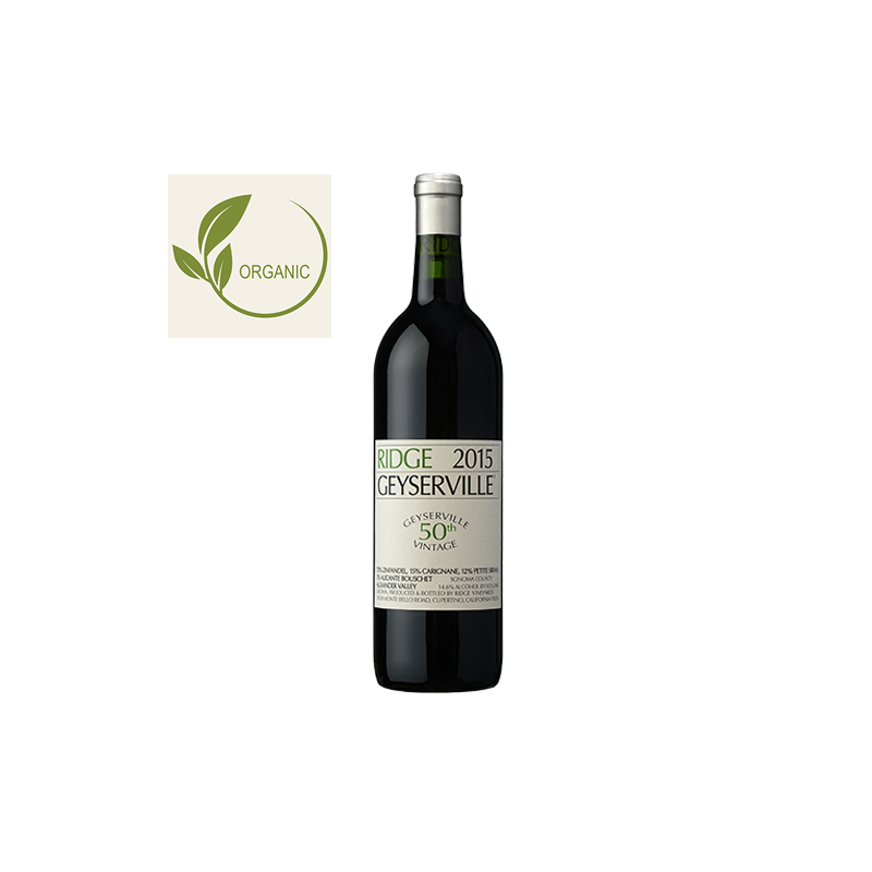 Ridge Vineyards Geyserville Alexander Valley Sonoma County Californie USA 2015 Ridge Vineyards Geyserville Alexander Valley Sonoma County Californie USA 2015