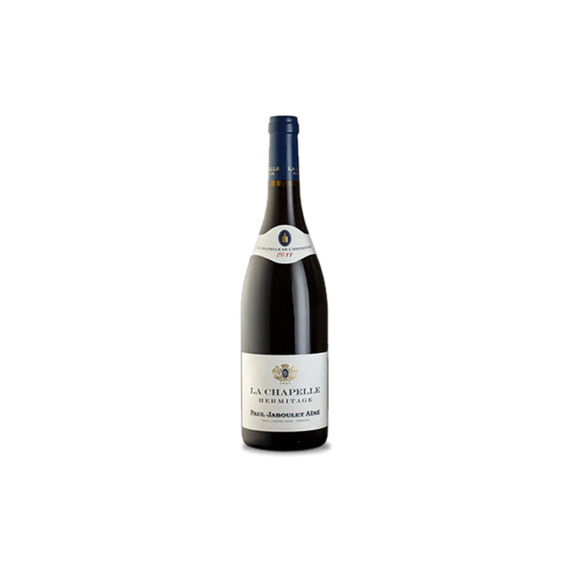 Coffret vin Hermitage La Chapelle et 2 verres de dégustation