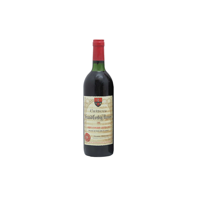 Château Grand Corbin Manuel Grand Cru Saint-Emilion Rouge 1986